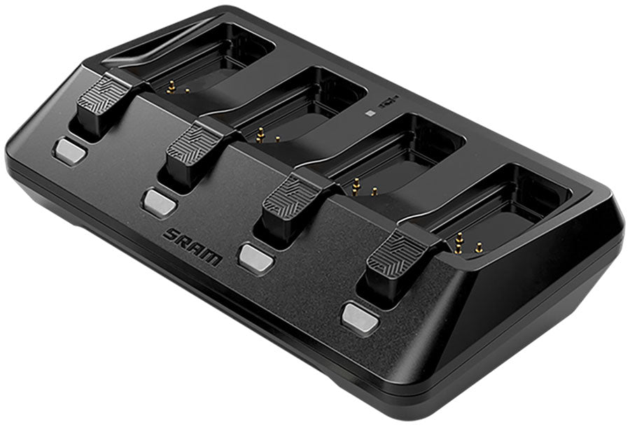 SRAM AXS 4-Port Battery Charger w/o Cord - Compatible AXS Batteries used on eTap RockShox AXS Components Battery sold separate
