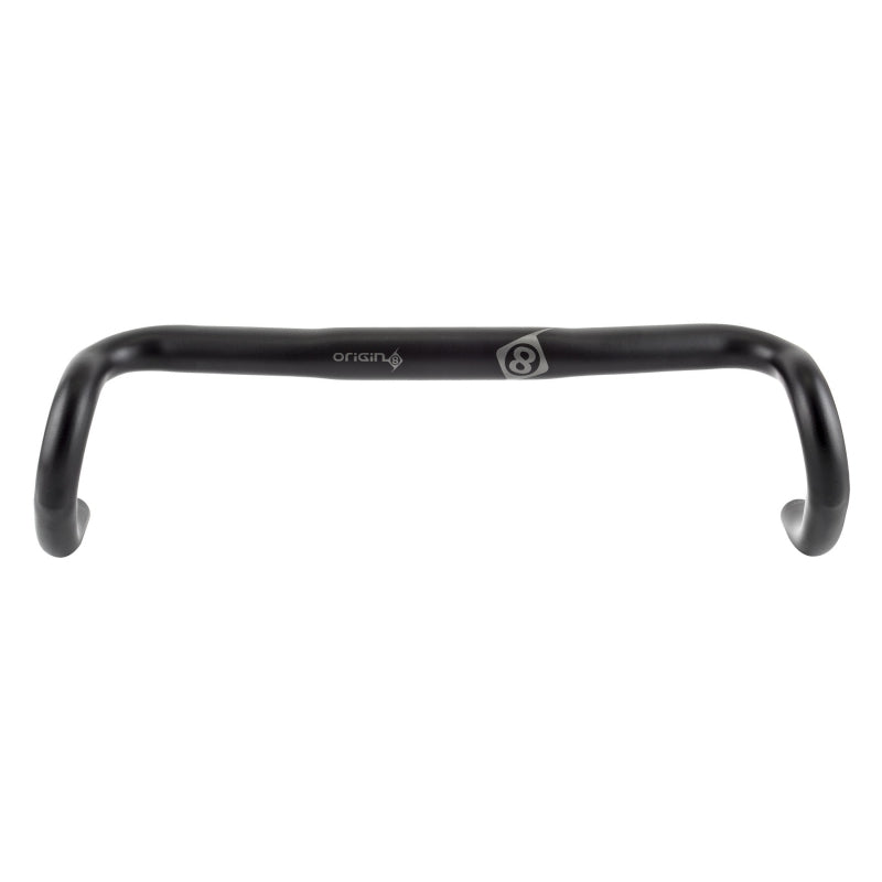 Origin8 Flare II Ergo 31.8mm 440mm 70mm 128mm 5° Black Road Drop AL6061
