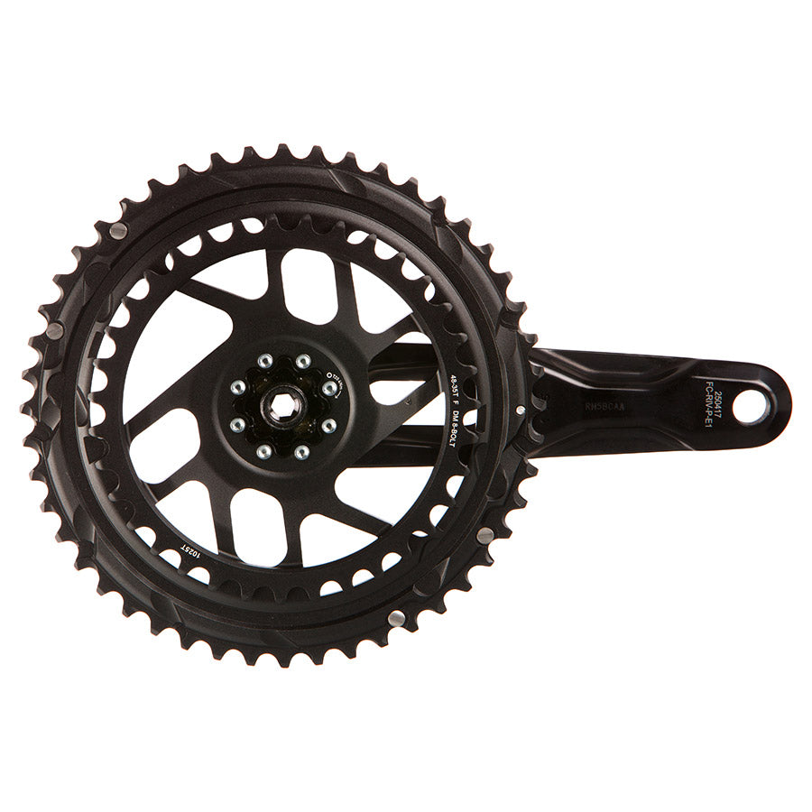 SRAM Rival 2x Powermeter E1 Power Meter Crankset Speed: 12 Spindle: 28.99mm BCD: Direct Mount SRAM 8 Bolt 48/35 DUB 160mm Black Road