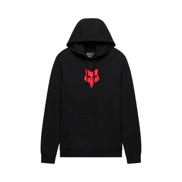 Fox Head Pullover Hoodie - Black/Red / S