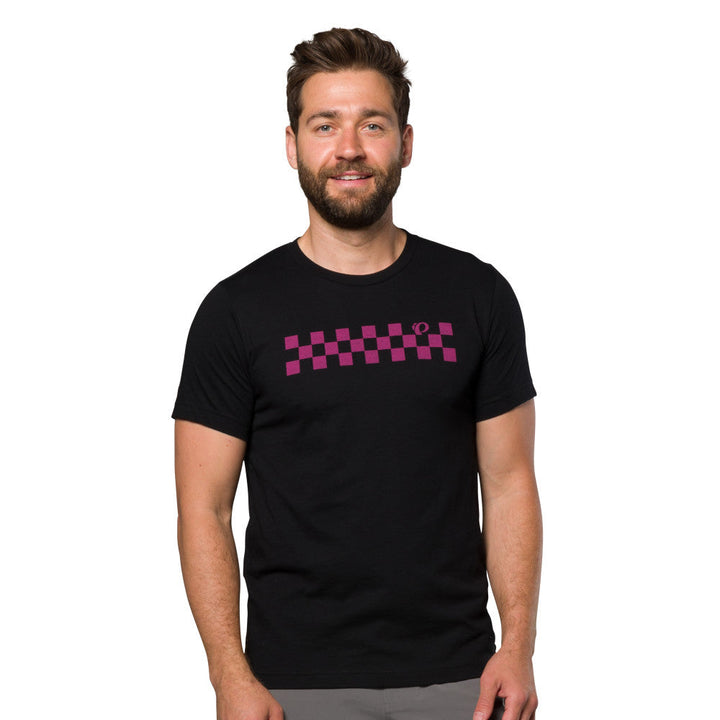 Graphic Short Sleeve T-Shirt - BLACK CHECKER / M