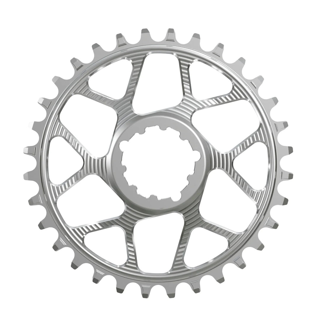 Works Components Round Chainring SRAM 3-Bolt 28T Boost 3mm Slv
