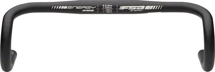Full Speed Ahead Energy Traditional Drop Handlebar - Aluminum31.8mm 40cm BLK