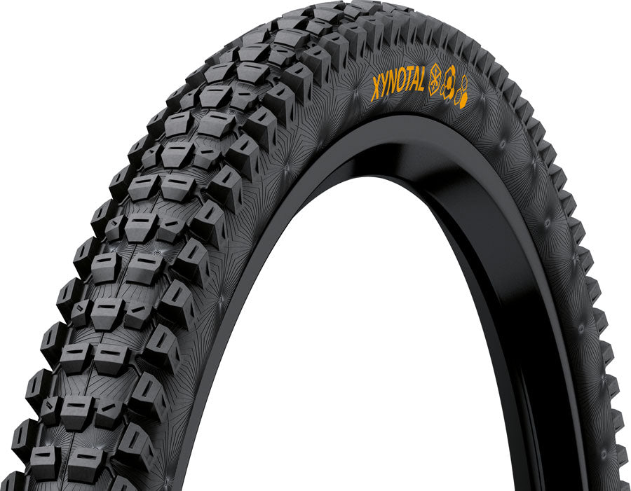 Continental Xynotal Tire - 27.5 x 2.40 Tubeless Folding BLK Soft Trail Casing E25
