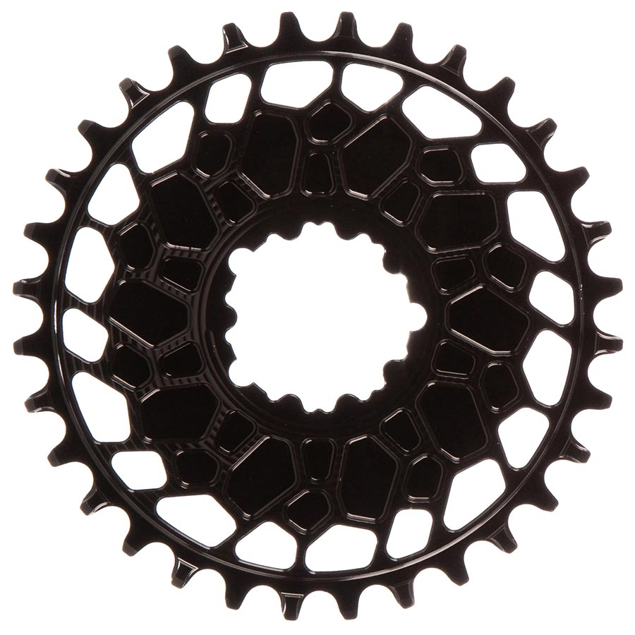 Works Components GEO SRAM GXP Chainring Teeth: 32 Speed: 12 BCD: Direct Mount SRAM 3 Bolt Front 7075-T6 Aluminum Black