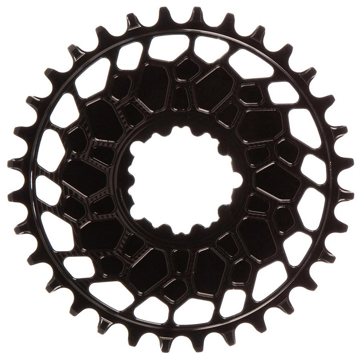Works Components GEO SRAM GXP Chainring Teeth: 32 Speed: 12 BCD: Direct Mount SRAM 3 Bolt Front 7075-T6 Aluminum Black