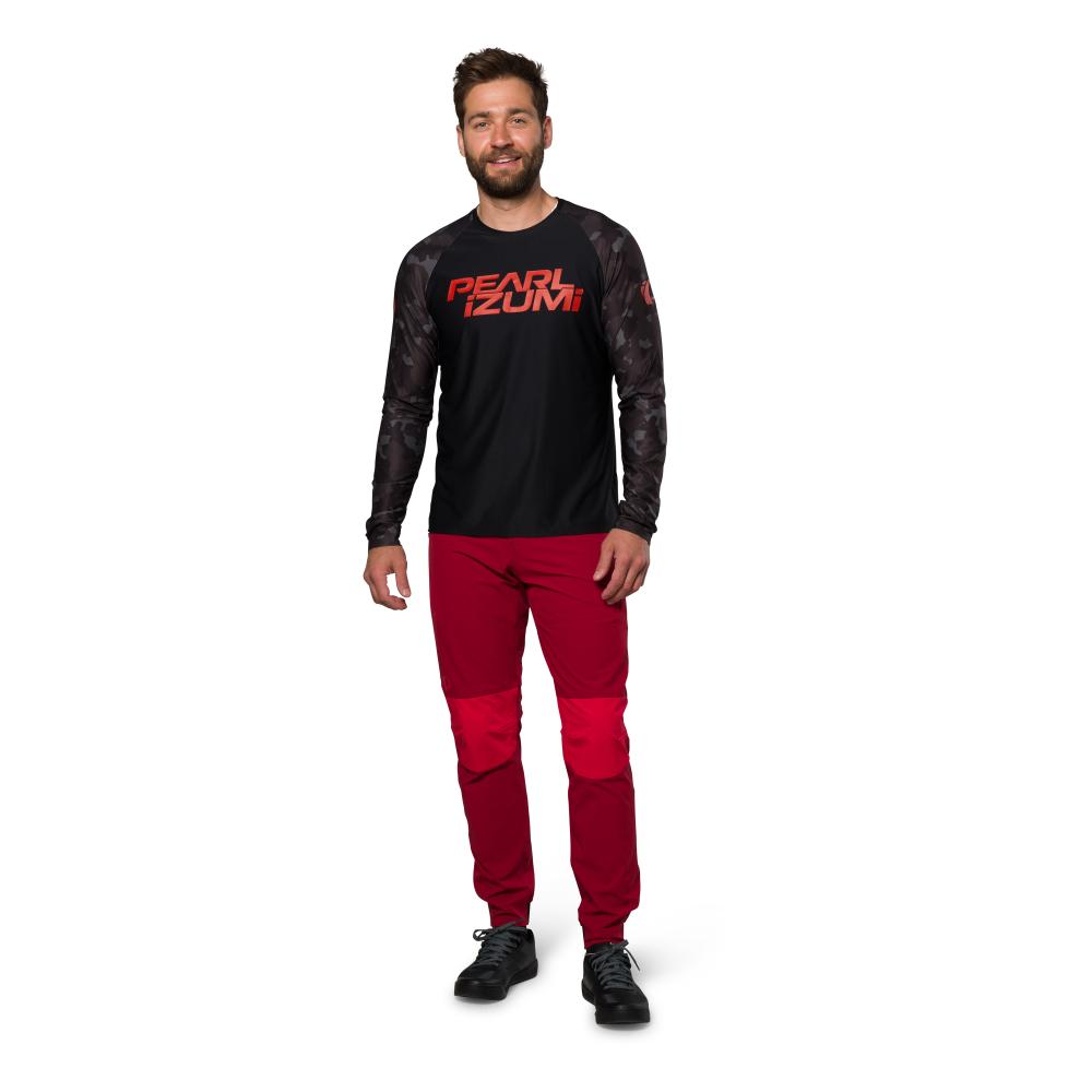 Men's Elevate Long Sleeve Jersey - BLACK CAMO / S