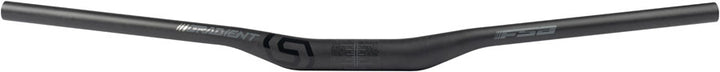 Full Speed Ahead Gradient Carbon Riser Handlebar - Carbon 35mm Clamp 20mm Rise 800mm BLK