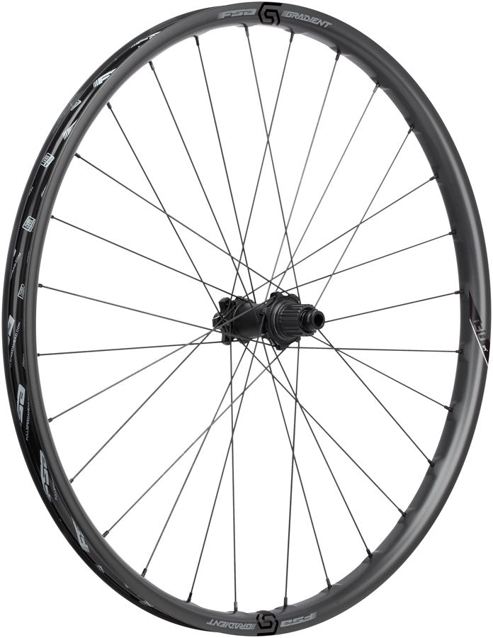 Full Speed Ahead Gradient i30 Carbon Rear Wheel - 27.5" 12 x 148mm 6-Bolt Micro Spline Carbon BLK