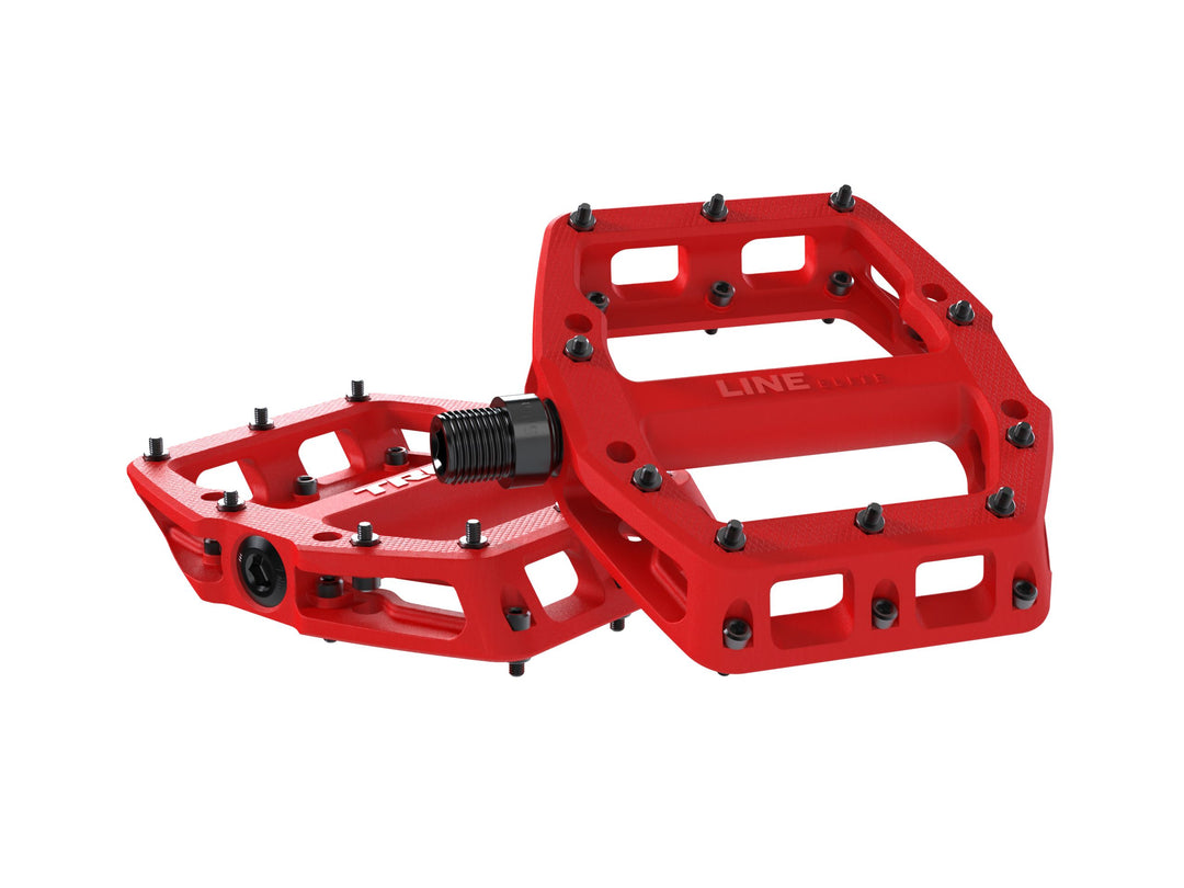 Trek Line Elite Radioactive Red Pedal