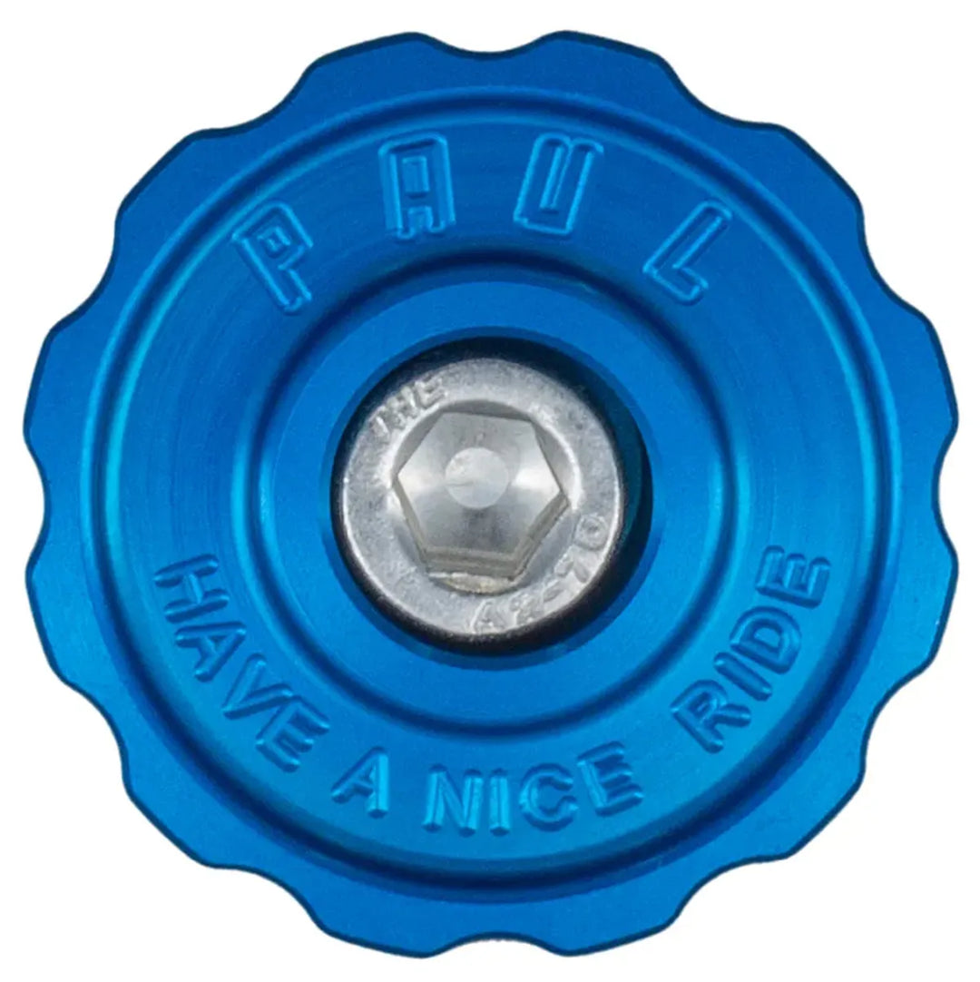 Paul Components The Rook 5mm Aluminum Top Cap Blue