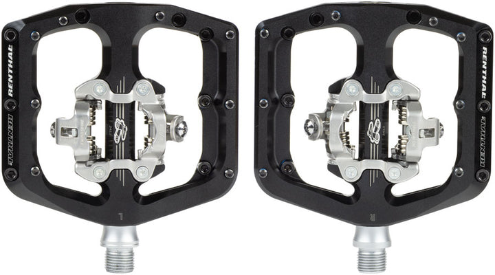 Renthal Revo-DHC Pedals - Dual Sided Clipless Platform Alloy 9/16" BLK Shimano SPD