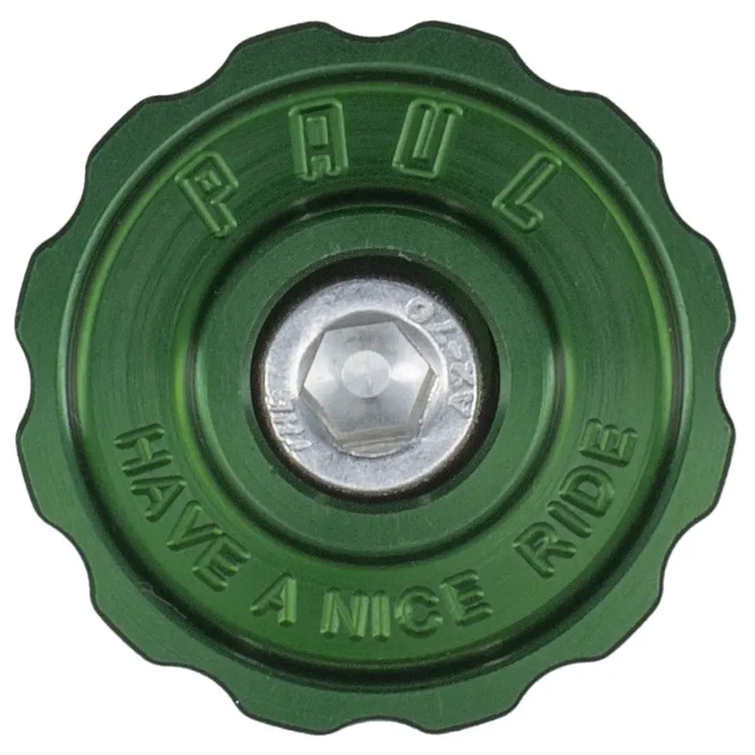 Paul Components The Rook 5mm Aluminum Top Cap Green