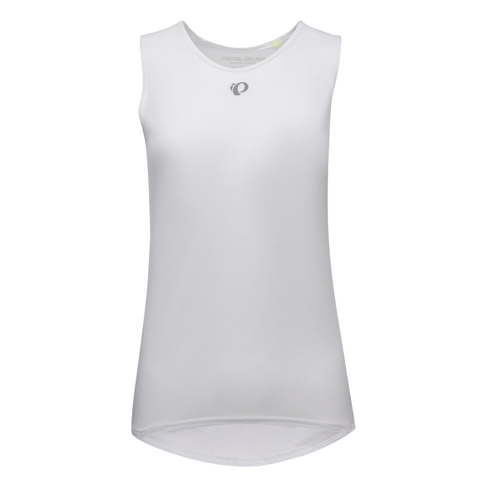 Women's Transfer Mesh Sleeveless Baselayer - WHITE / XS