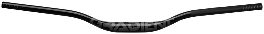 Full Speed Ahead Gradient Alloy Riser Handlebar - Aluminum 31.8mm Clamp 25mm Rise 800mm BLK B2