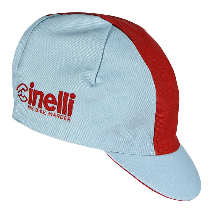 Cinelli Cycling CapWe Bike Harder Red Line