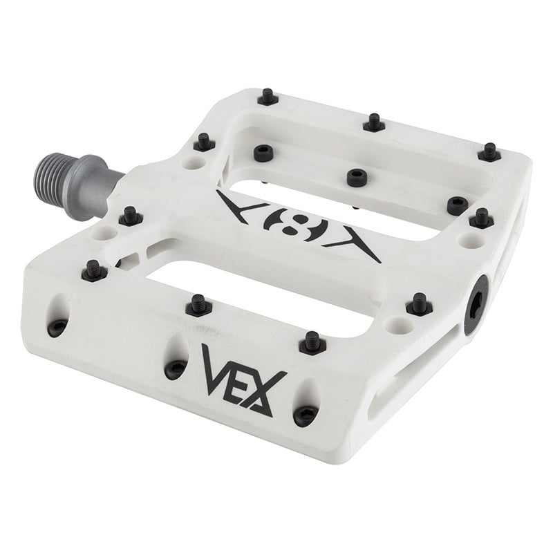 Origin8 Vex Platform 9/16` 1 Sealed and 1 Sleeve White Composite 105x98x17mm