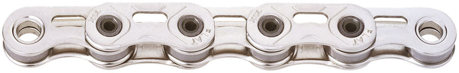 KMC XSL Flat Waxed Chain - 12/13-Speed 126 Links Compatible SRAM T-Type AXS Systems Silver
