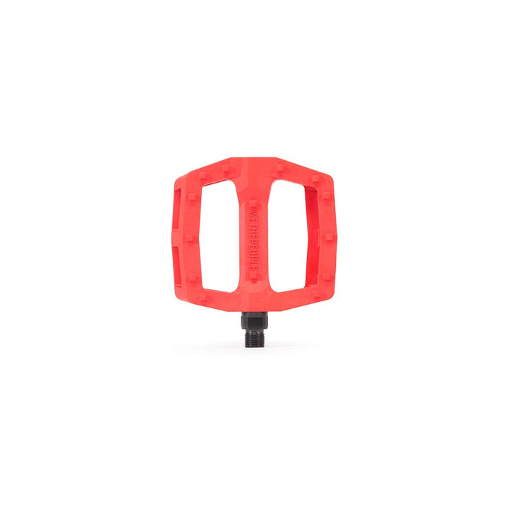 We The People Logic Platform Pedals Body: Nylon Spindle: Cr-Mo 9/16'' Red Pair