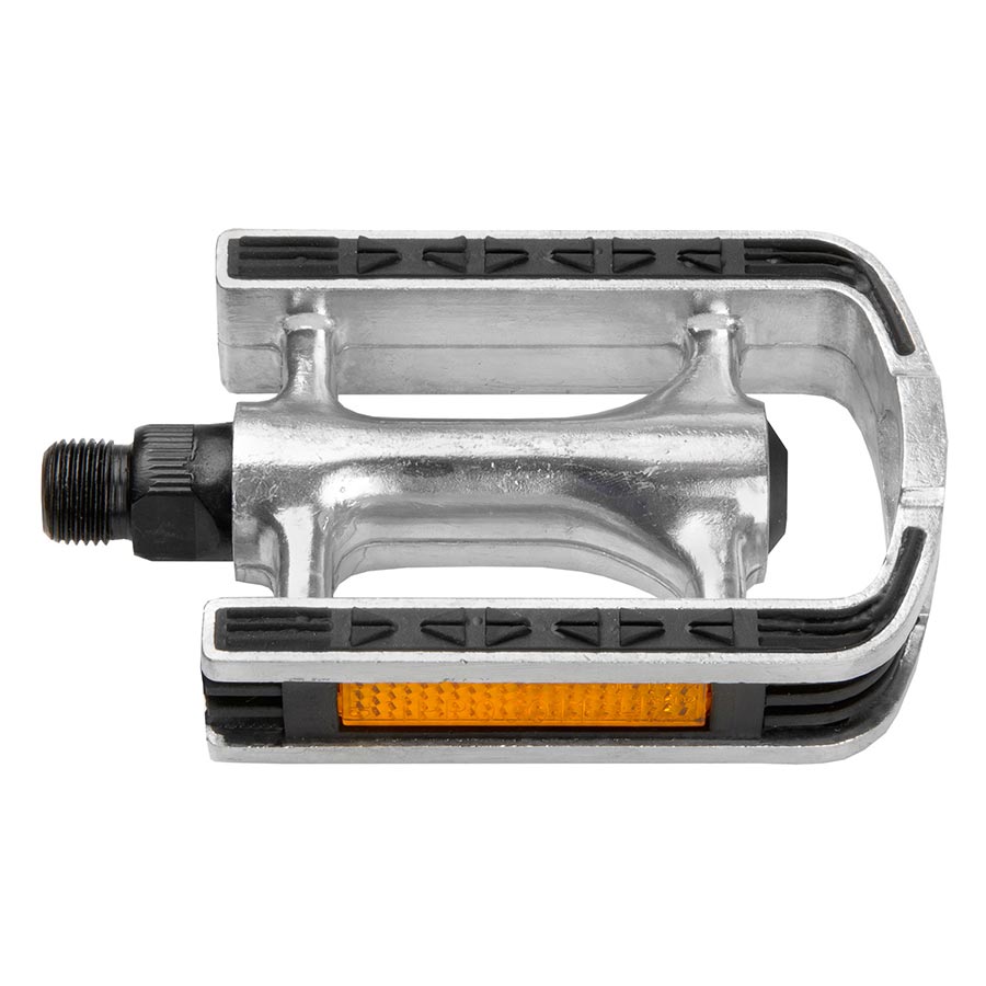 M-Wave Steady-A8 Pedals Body: Aluminum Spindle: Cr-Mo 9/16'' Silver Pair
