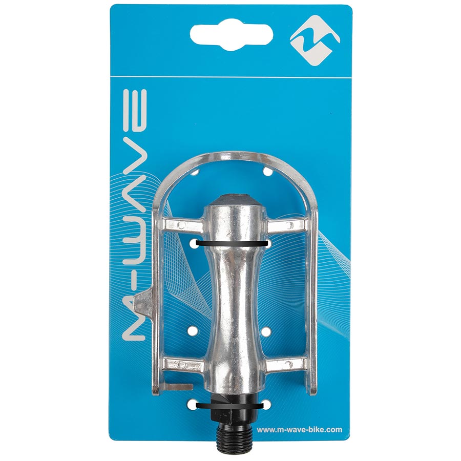 M-Wave Steady A11 Pedals Body: Aluminum Spindle: Cr-Mo 9/16'' Silver Pair
