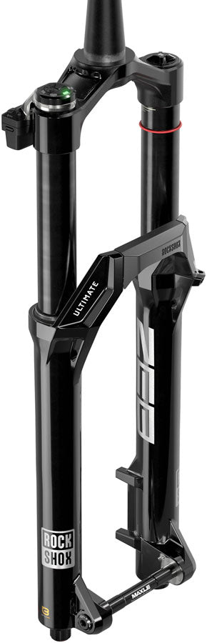 RockShox ZEB Ultimate Flight Attendant Charger 3.2 Suspension Fork - 29" 170mm 15x110mm 44mm Offset Linear XL Gloss BLK B1