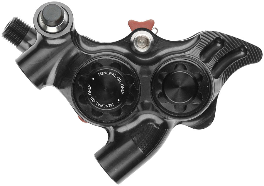 Hope RX4+ SL Disc Brake Caliper - Flat Mount Standard Mineral Oil Type Black