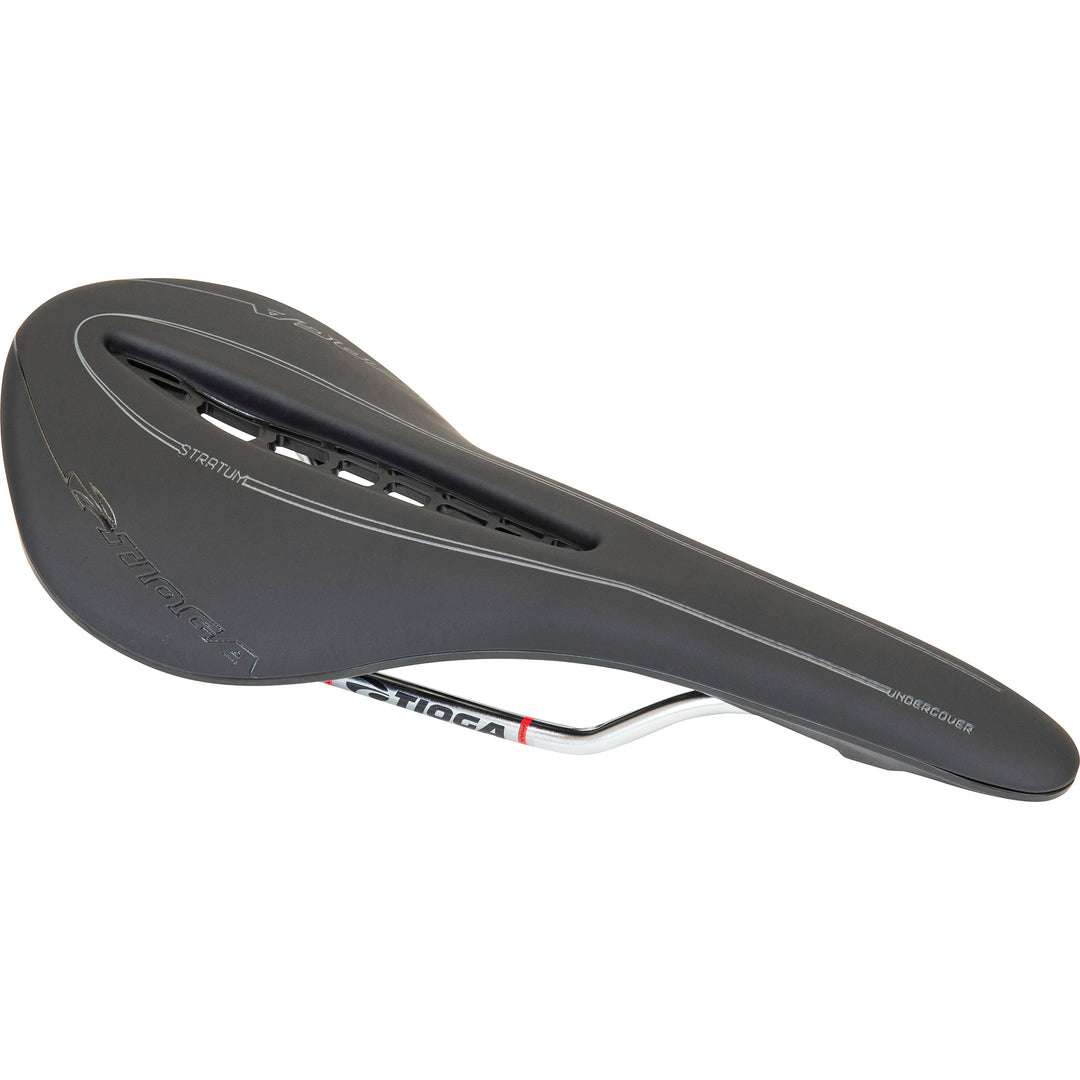 Tioga Undercover Stratum Saddle Titanium Rail - Black - 