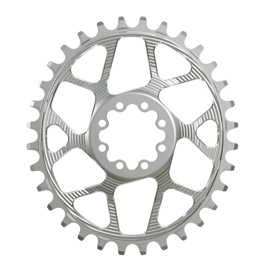 Works Components Oval Chainring SRAM 8-Bolt 30T Boost 3mm Slv