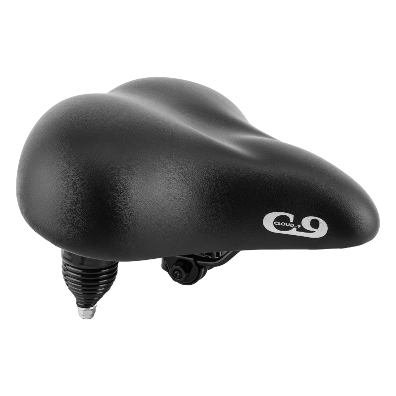 Cloud-9 Cruiser Anatomic HD Cruiser Steel Multi-Stage Foam HD Vinyl WR Coil Spring Black 10.5x10.5`