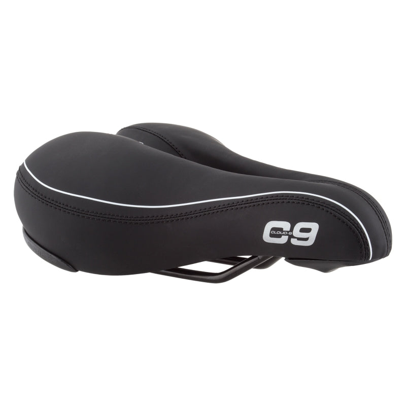 Cloud-9 Comfort Airflow Comfort Steel Multi-Stage Foam Soft Touch Vinyl None Black 10.5x7.25`