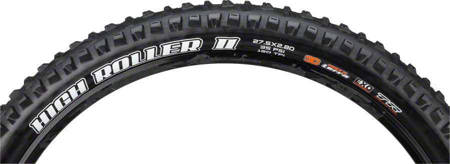 Maxxis High Roller II Tire - 27.5 x 2.8 Tubeless Folding BLK 3C MaxxTerra EXO