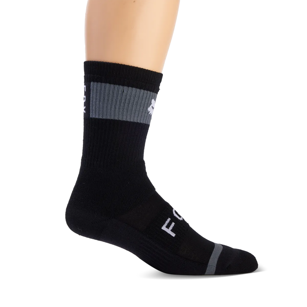 8" Defend Winter Socks - Black / XS/S