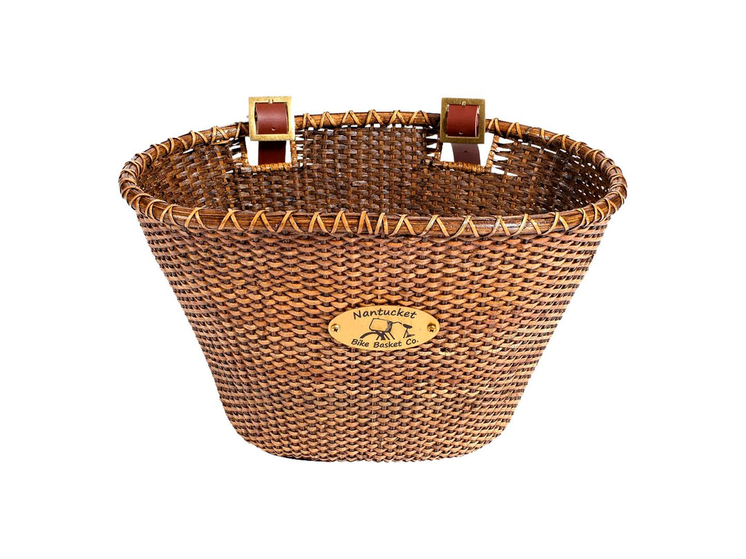 Nantucket Lightship Oval Stained Basket
