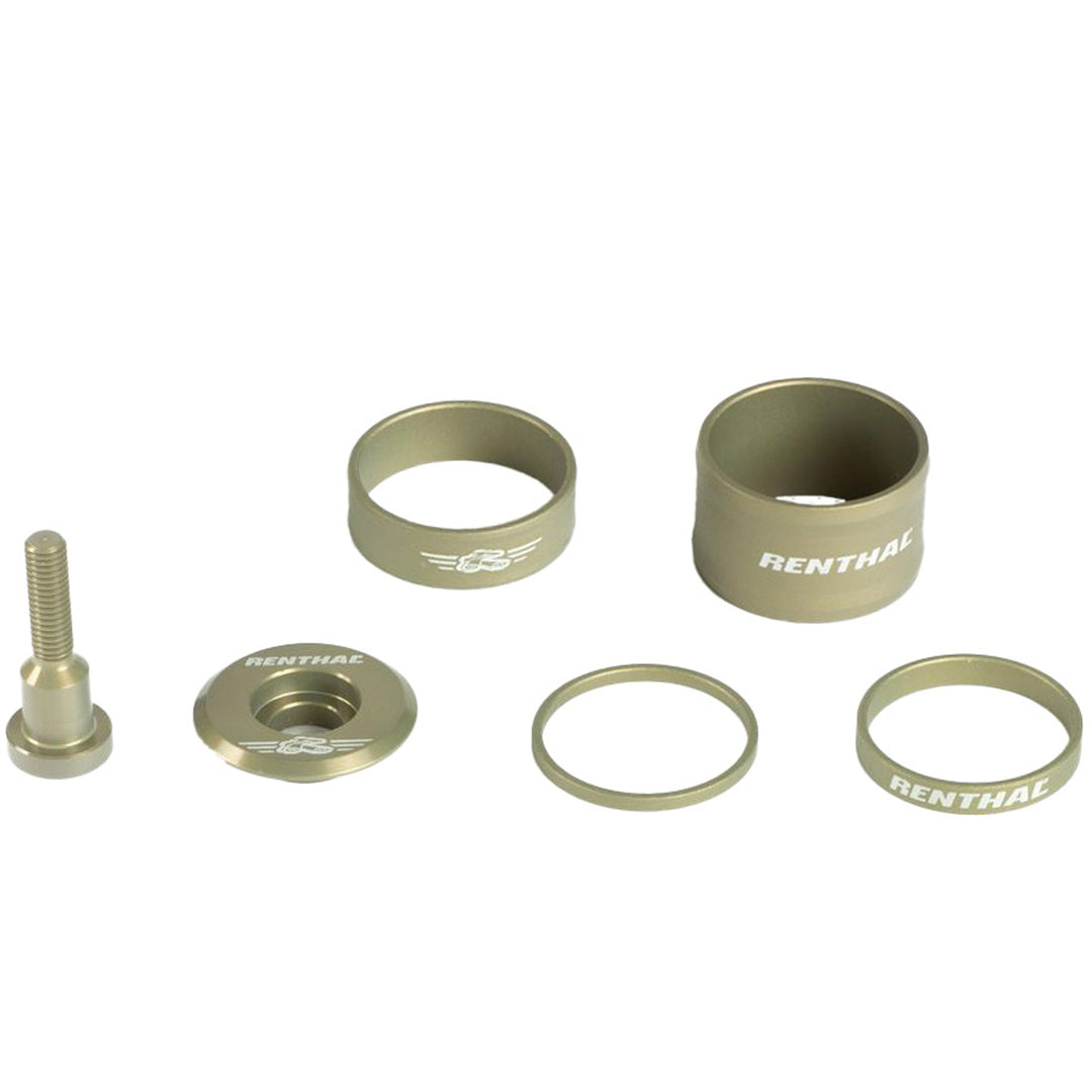 Renthal V2 Apex Spacer and Top Cap Kit AluGold