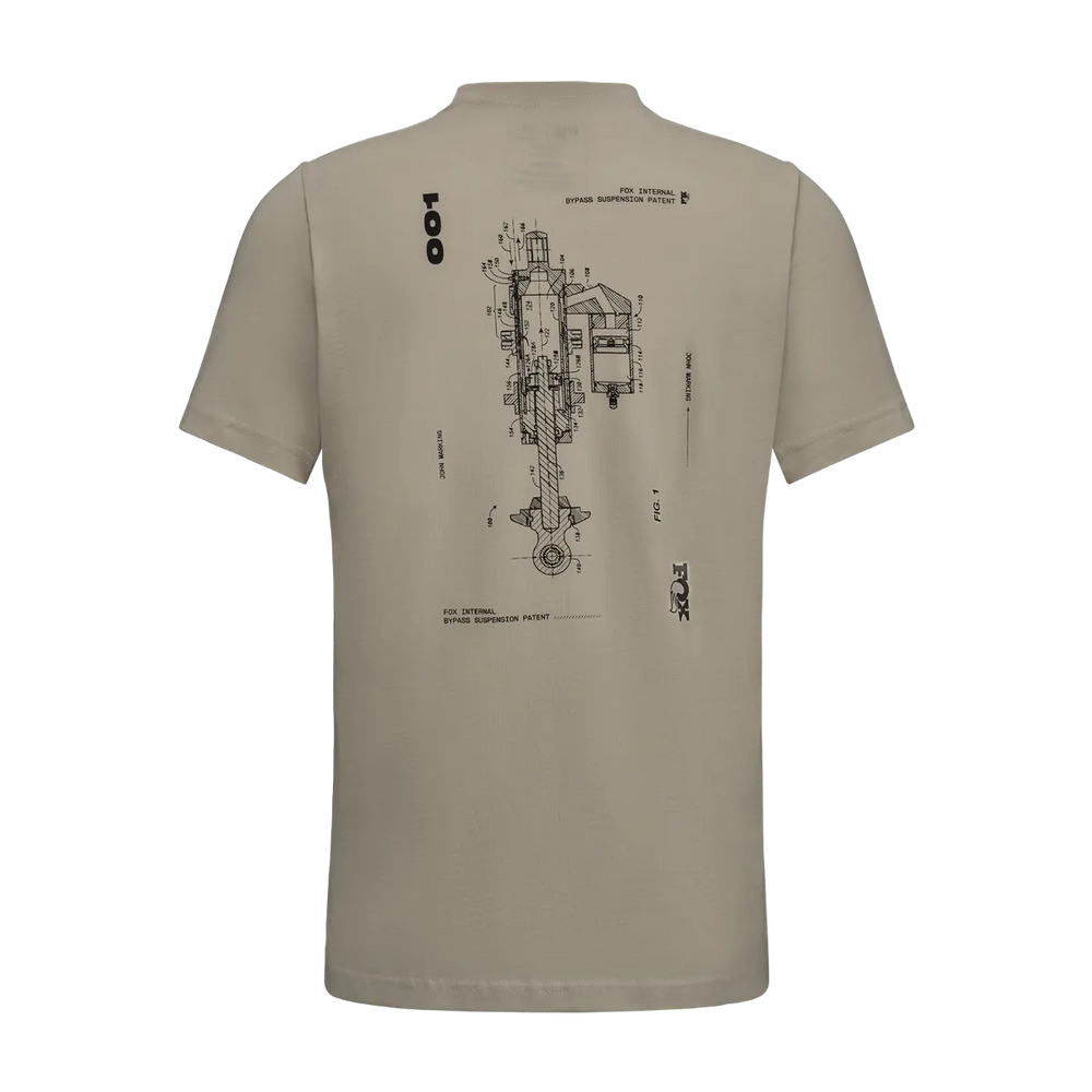 Schematic T-Shirt - Off White / S