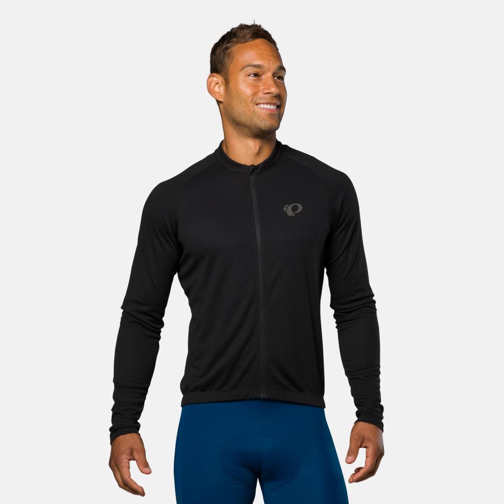 Men's Quest Long Sleeve Jersey - BLACK / S