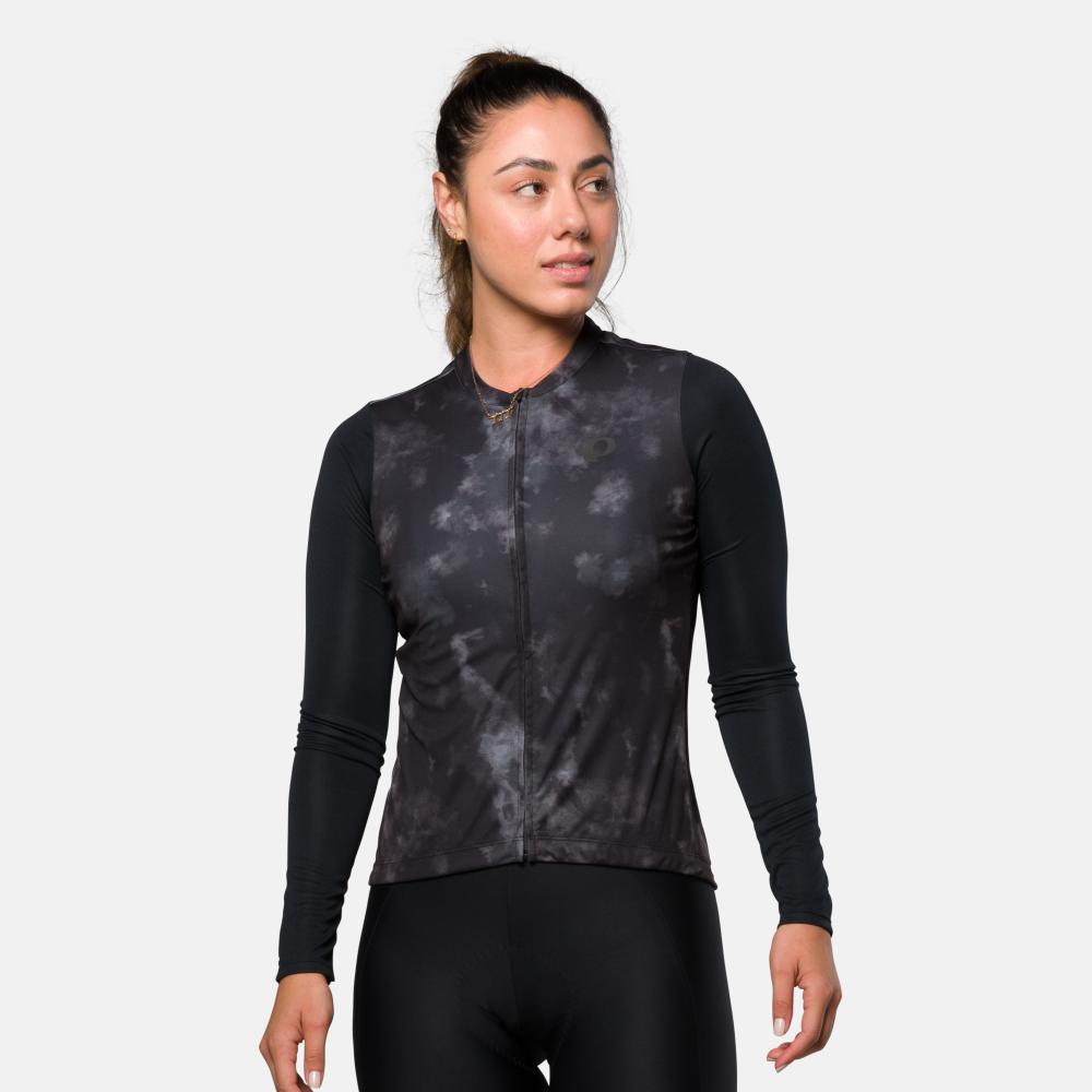 Women's Attack Long Sleeve Jersey - BLACK SPECTRAL / XXL