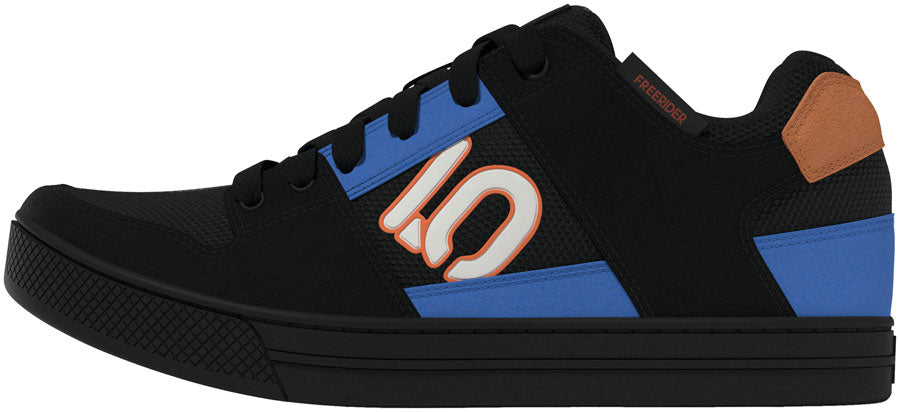 Five Ten Freerider Flat Shoes - Men's Core Black/Off White/Ray Blue 6.5