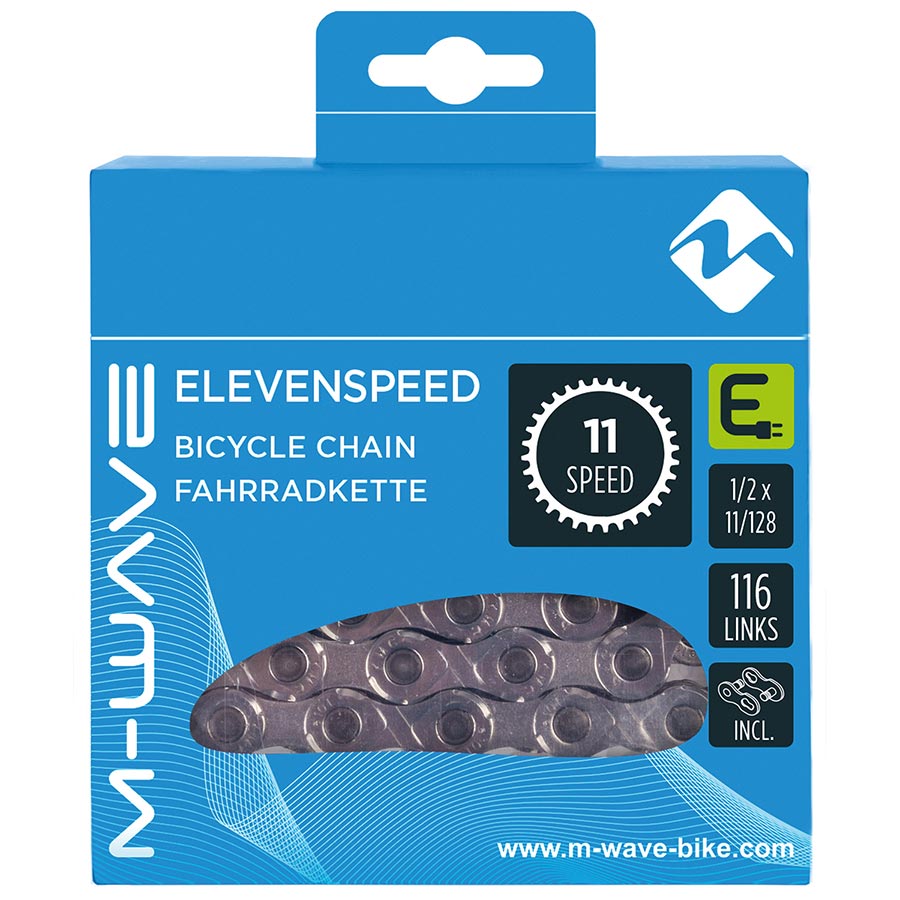 M-Wave Ellevenspeed E Chain Speed: 11 11/128'' Links: 116 Grey