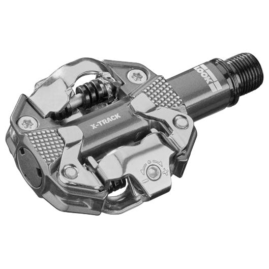 LOOK Cycle X-Track Pedals Metallic Grey