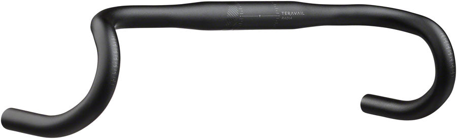 Teravail Radia 12 Drop Handlebar - Aluminum 31.8mm 38cm Black