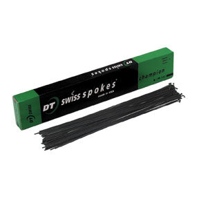 DT Swiss Champion 14g Spoke Black 236mm 100/Count