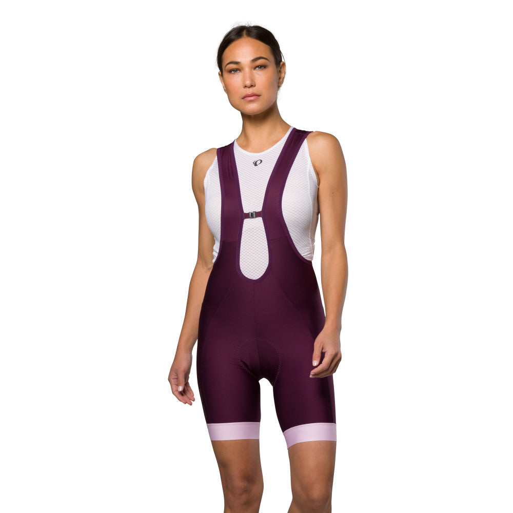 Women's Attack Bib Shorts - DARK VIOLET / XS