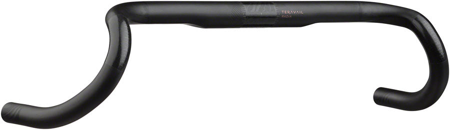 Teravail Radia 24 Carbon Drop Handlebar - Carbon 31.8mm 38cm Black