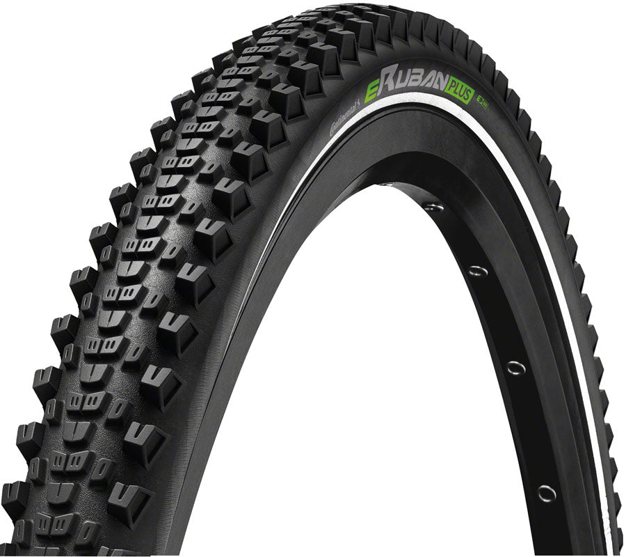 Continental eRuban Plus Tire - 20 x 2.40 Clincher Wire BLK/Reflex SL PolyX Breaker PureGrip Plus Breaker E50