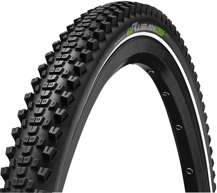 Continental eRuban Plus Tire - 20 x 2.40 Clincher Wire BLK/Reflex SL PolyX Breaker PureGrip Plus Breaker E50