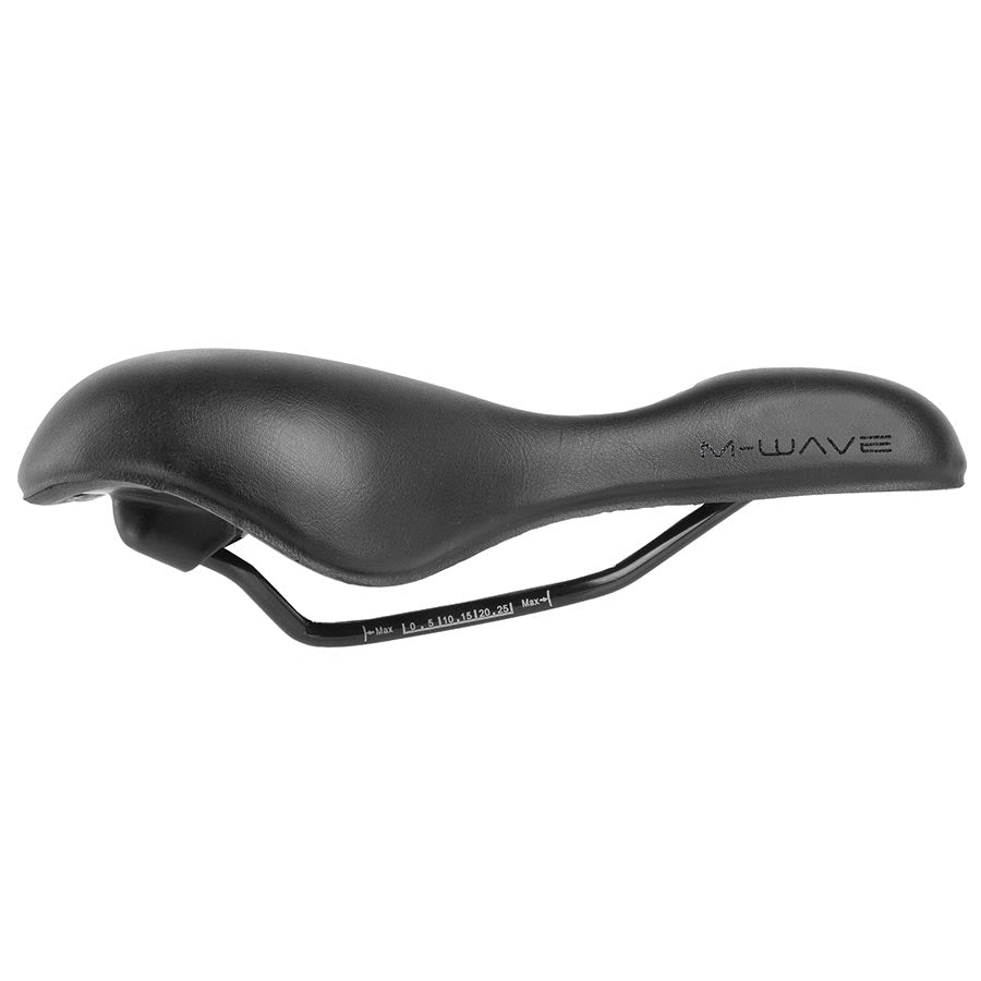 M-Wave Tour IV Saddle 260 x 186mm 451g Black