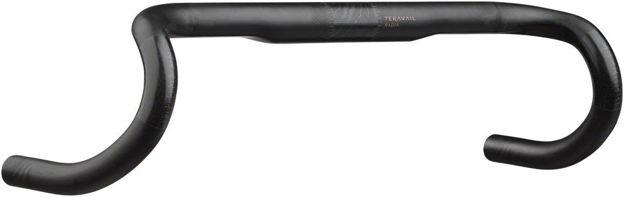 Teravail Radia 12 Carbon Drop Handlebar - Carbon 31.8mm 38cm Black