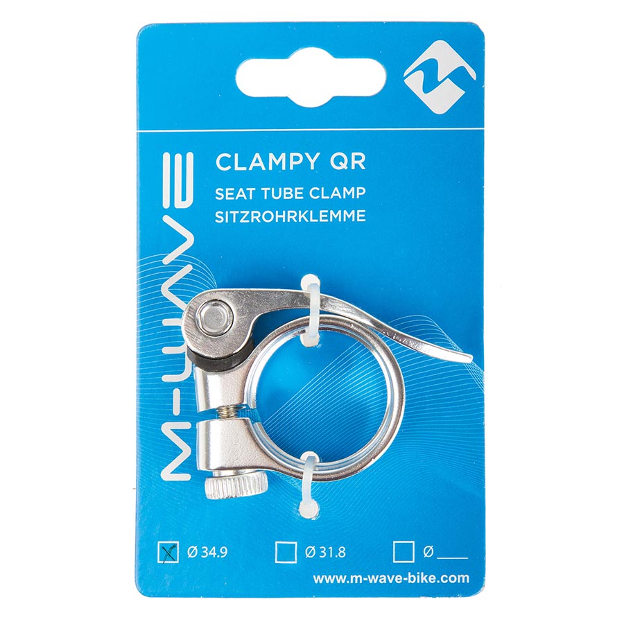 M-Wave Clampy QR Seat Clamp Silver 34.9mm
